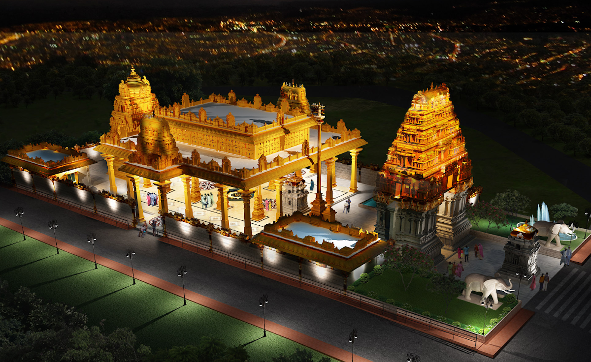 Swayambhu Sri Lakshmi Narasimha Swamy Temple (Hare Krishna Golden Temple)